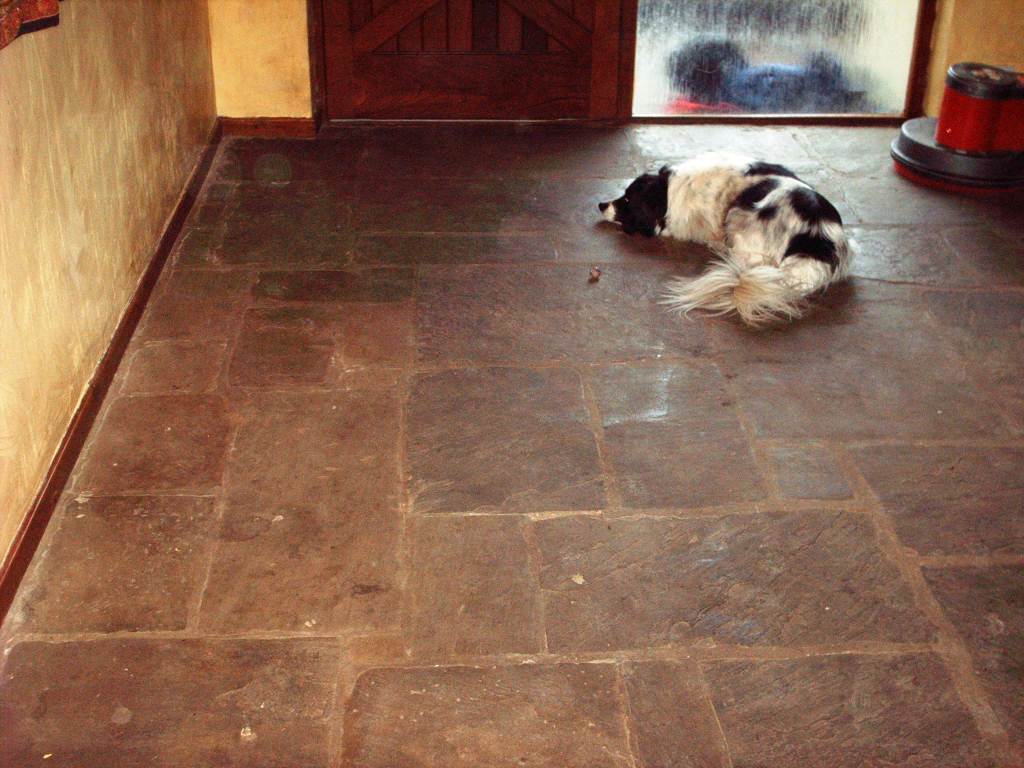 Sandstone floor in leyland before