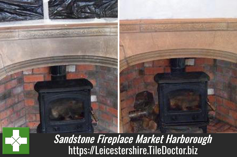 Sandstone Fireplace in Market Harborough