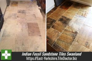 Indian Fossil Sandstone Tiles Restored in Swanland