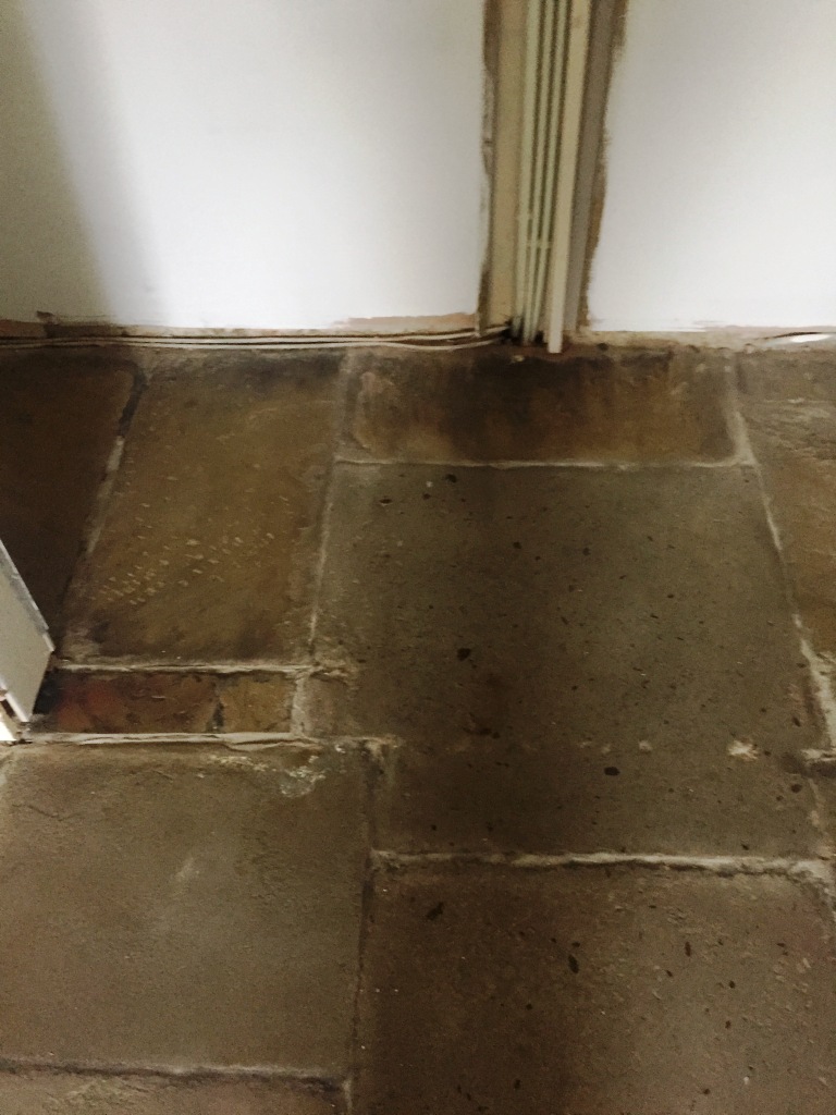 Flagstone Floor After Restoration Great Harwood